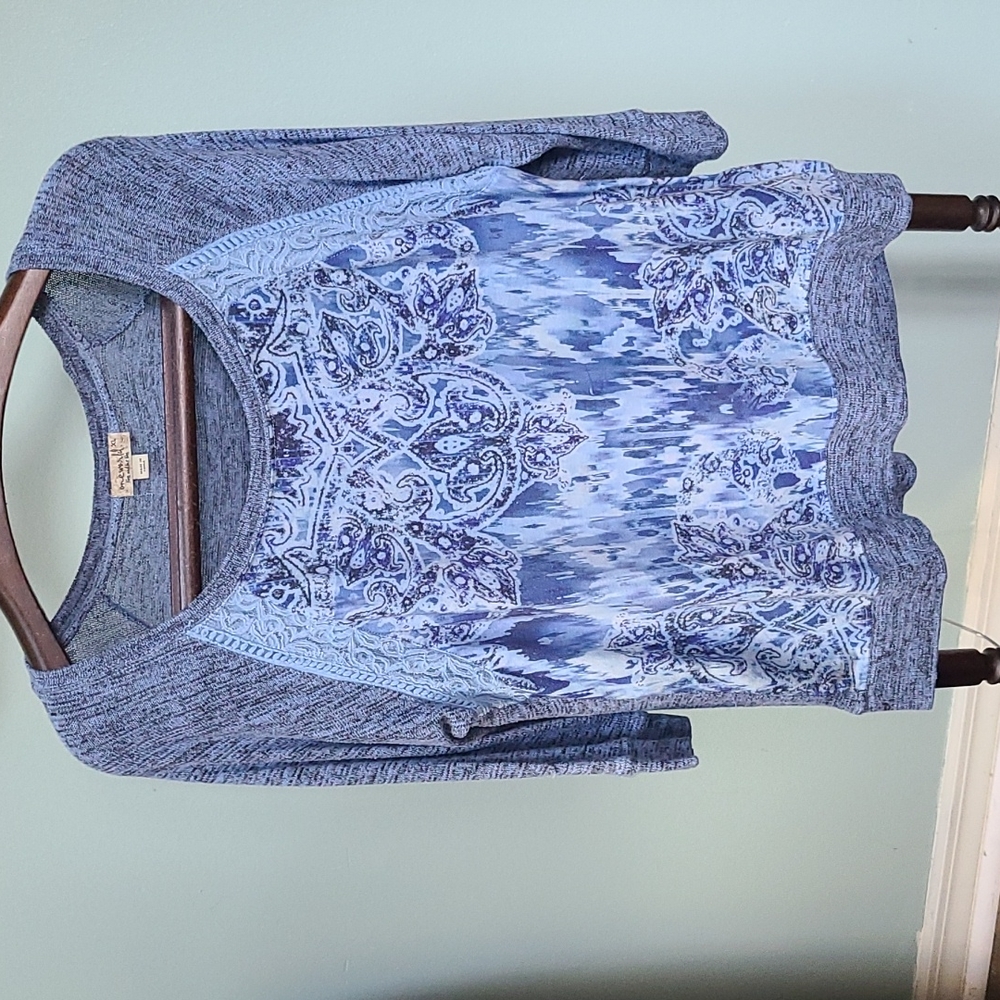 One World XL elbow length sleeve blouse